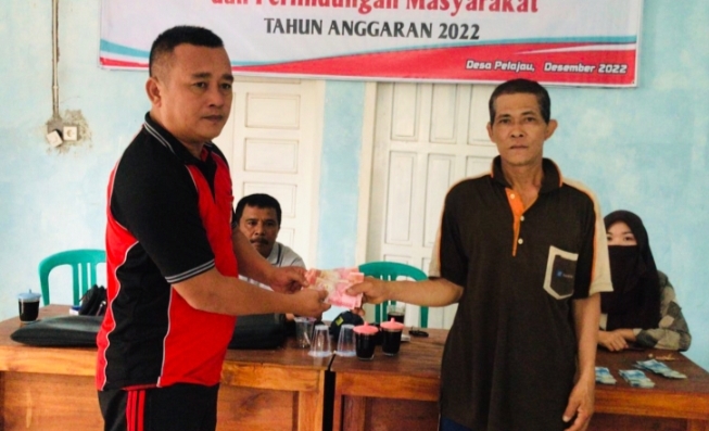 BLT DD Pamungkas Dibagikan kepada 74 KPM Desa Pelajau 