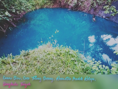 3 Fakta Unik Danau Biru di Desa Talang Boseng Bengkulu Tengah yang Lagi Viral