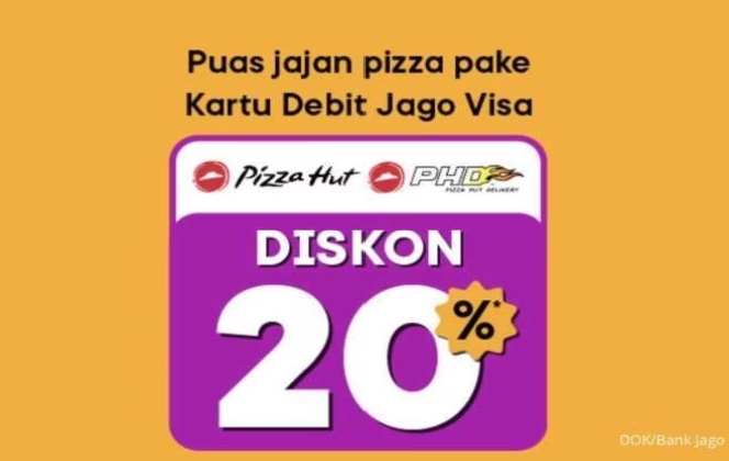 Nikmati Diskon Hingga Rp 100.000 dengan Promo Spesial Pizza Hut x Bank Jago!