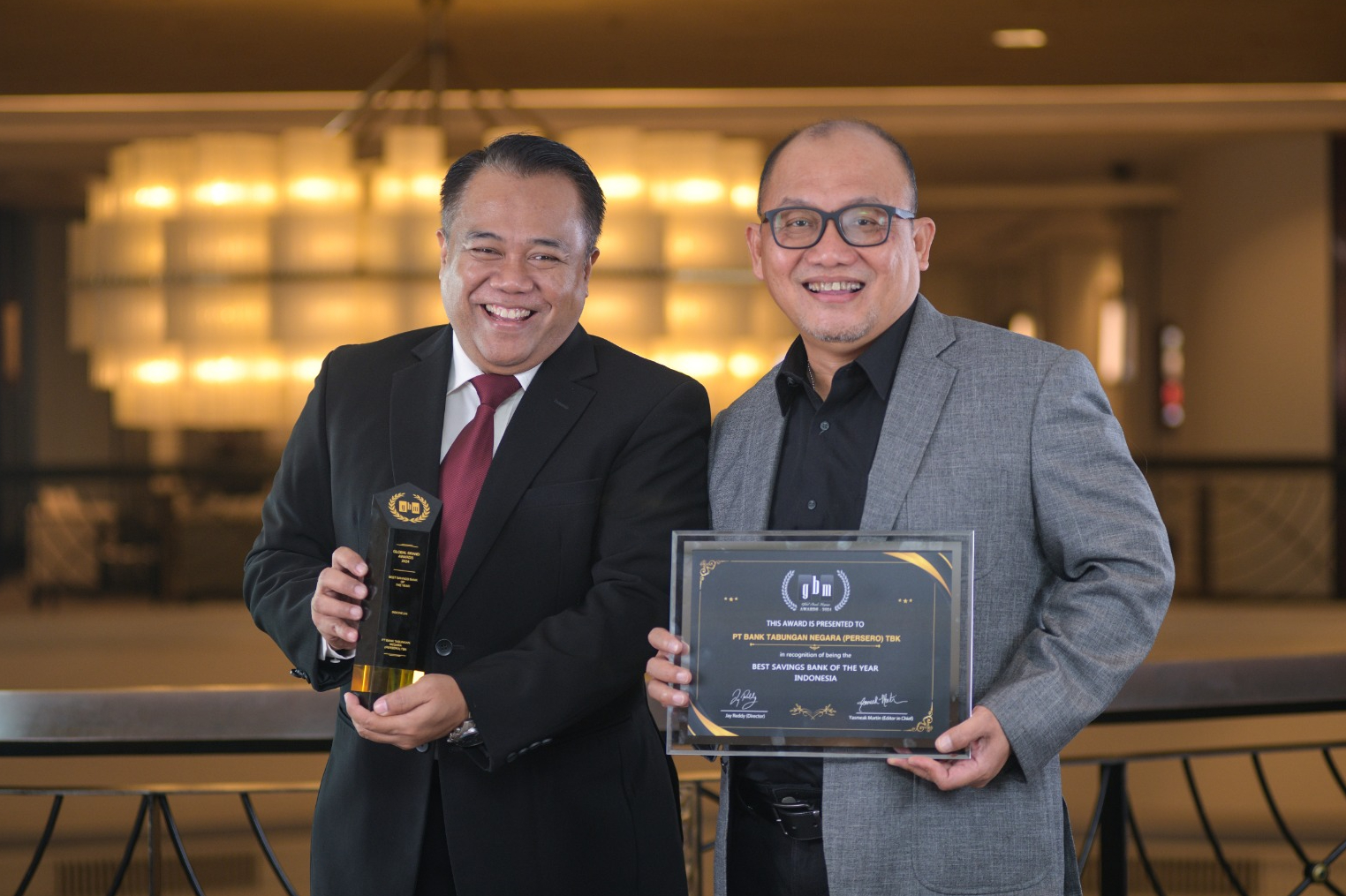 PT. BTN Raih Penghargaan Best Savings Bank Award