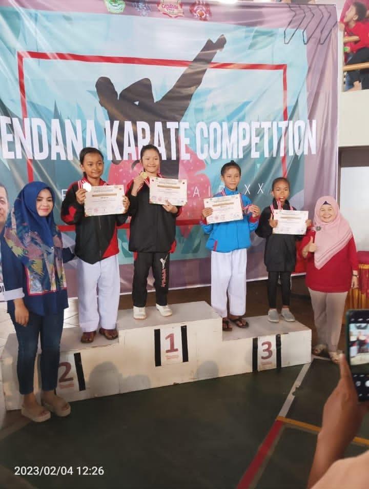 Cendana Karate Competition, Atlet Asal Benteng Raih Juara