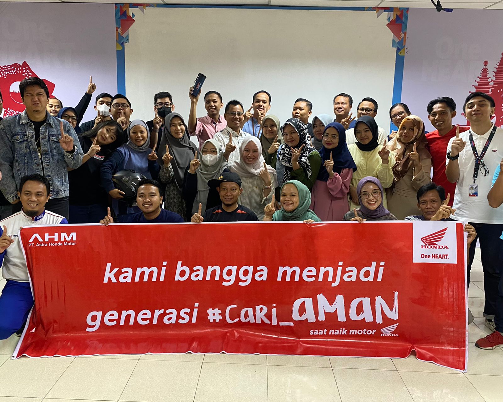 Usung Slogan #Cari_Aman, Astra Motor Bengkulu Bagikan Tips Berkendara Bagi Karyawan