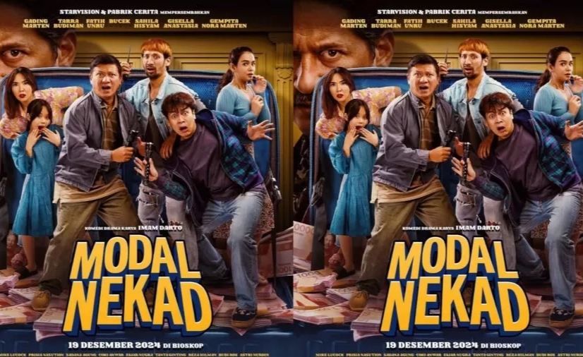 Segera Tayang! Intip Sinopsis dan Daftar Pemain Film Komedi Terbaru 'Modal Nekad'