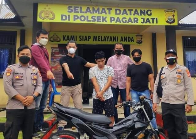 Polsek Pagar Jati Bekuk Musang Ranmor, Diduga Beraksi di Benteng dan Kota Bengkulu