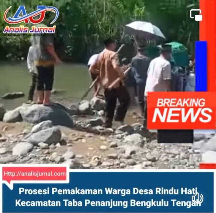 Tak Ada Jembatan, Warga Gotong Keranda Jenazah Seberangi Sungai, Infonya di Rindu Hati