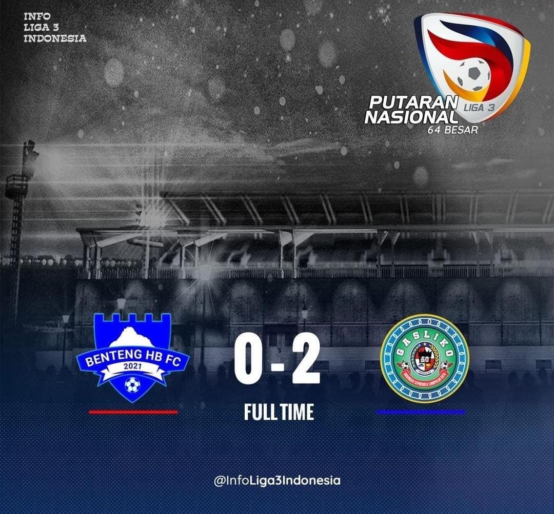 Gasliko 50 Kota Kalahkan Benteng HB FC 2-0