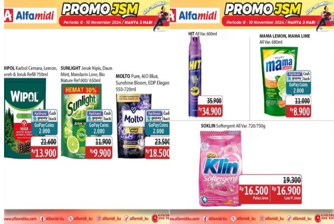 Katalog Promo JSM Alfamidi 8-10 November 2024, Buah-buahan Mulai Rp1.000