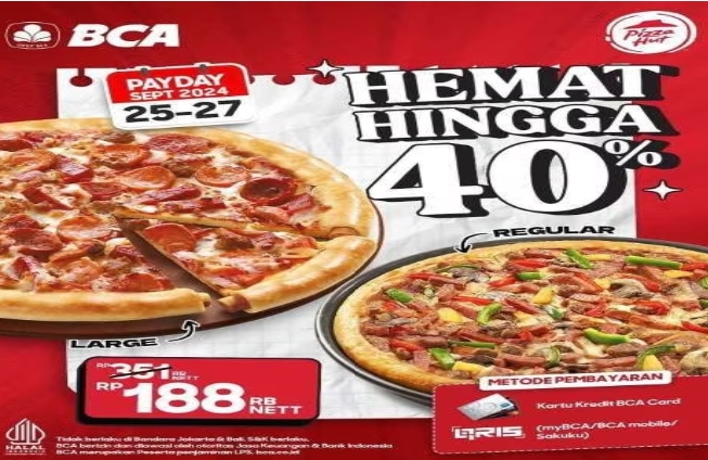 Akhir Bulan Lebih Hemat dengan Promo Pizza Hut & Chatime, Bayar Pakai BCA Ada Diskon Hingga 40%