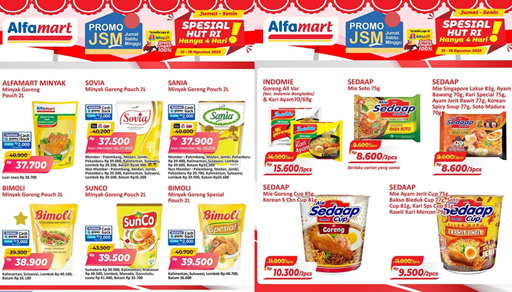 Katalog Promo JSM Alfamart 15-17 Agustus 2025 Spesial HUT RI, Diskon Gede-gedean!