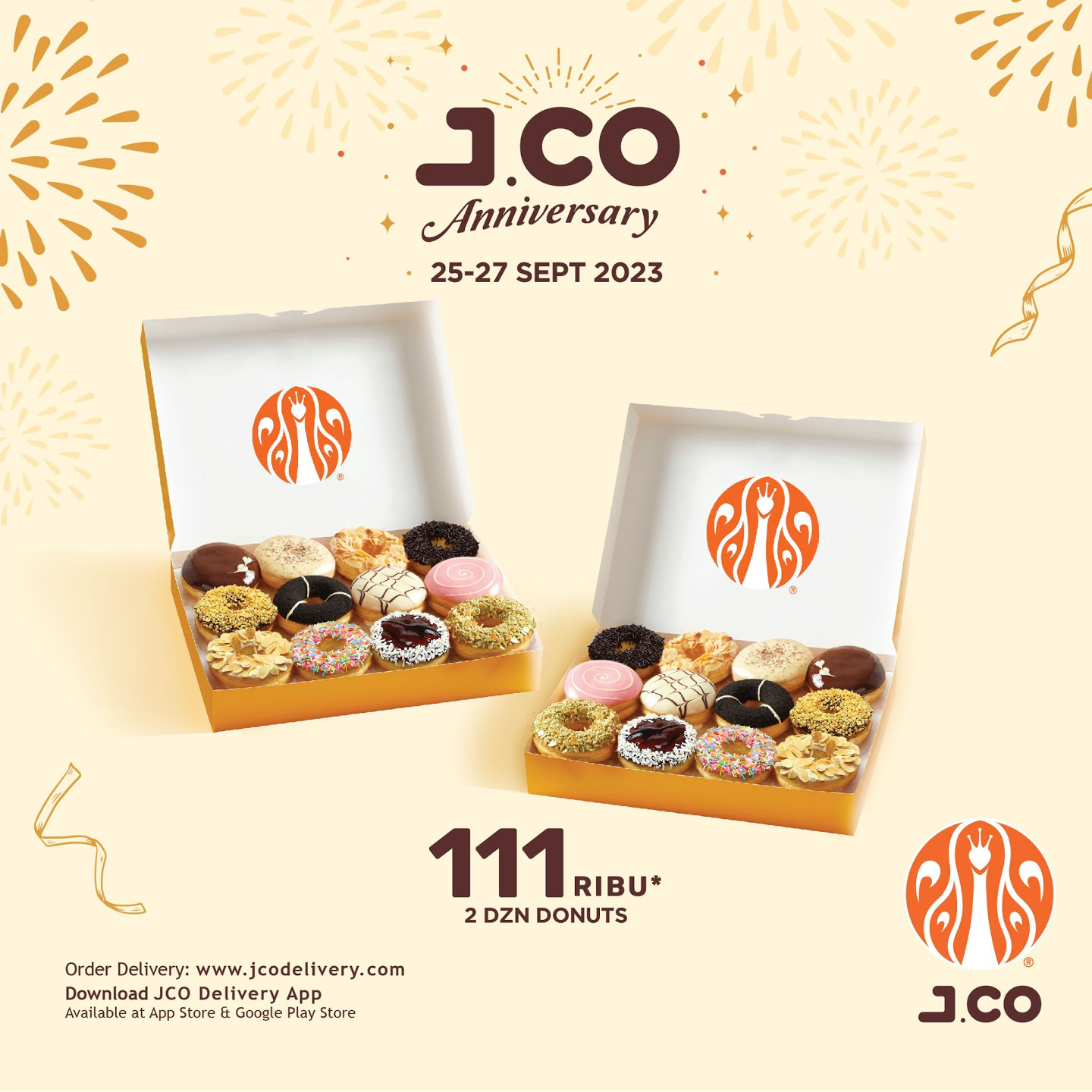 Hari Ini 27 September Terakhir Bestie! Promo JCO Spesial Anniversary, Rp111.000 Dapat 2 Lusin Donat