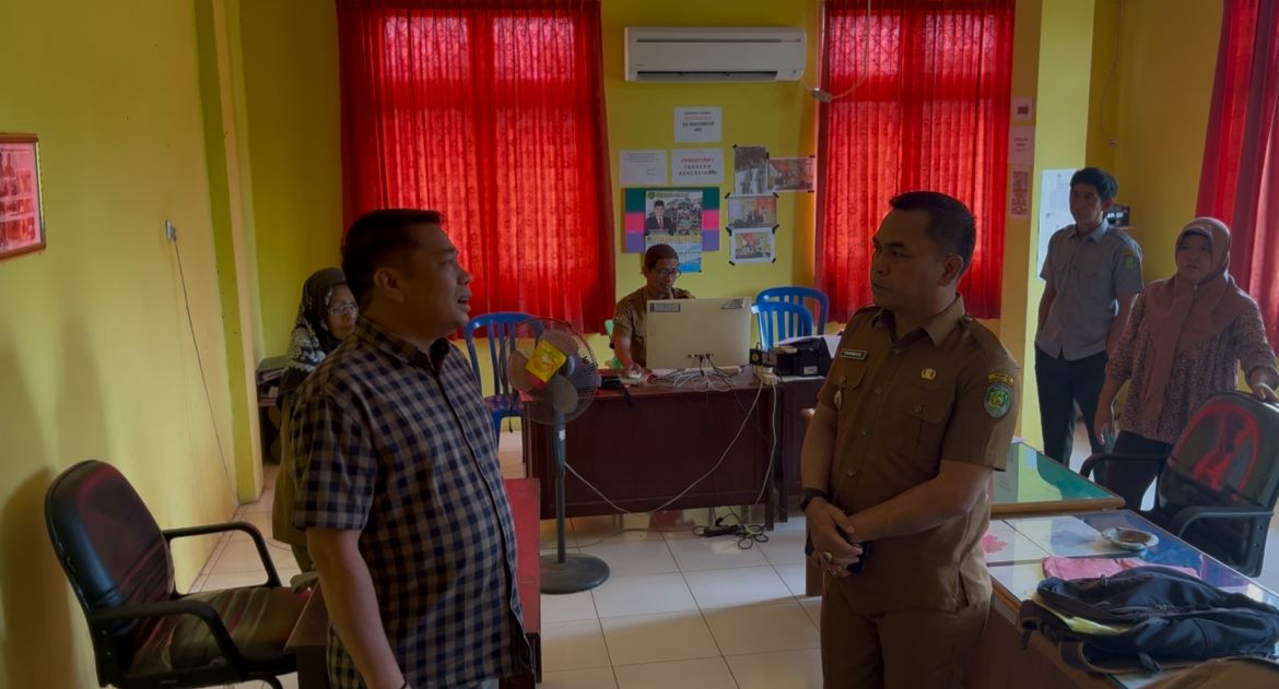 Sidak Wabup Tarmizi ke OPD Temukan Fakta Mengejutkan: Kondisi Gedung Retak, Plafon Bolong Hingga AC Mati