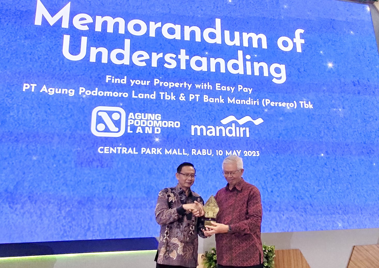 Dorong Bisnis KPR, Bank Mandiri Kolaborasi dengan Agung Podomoro Land Gelar Find Your Property with Easy Pay 2