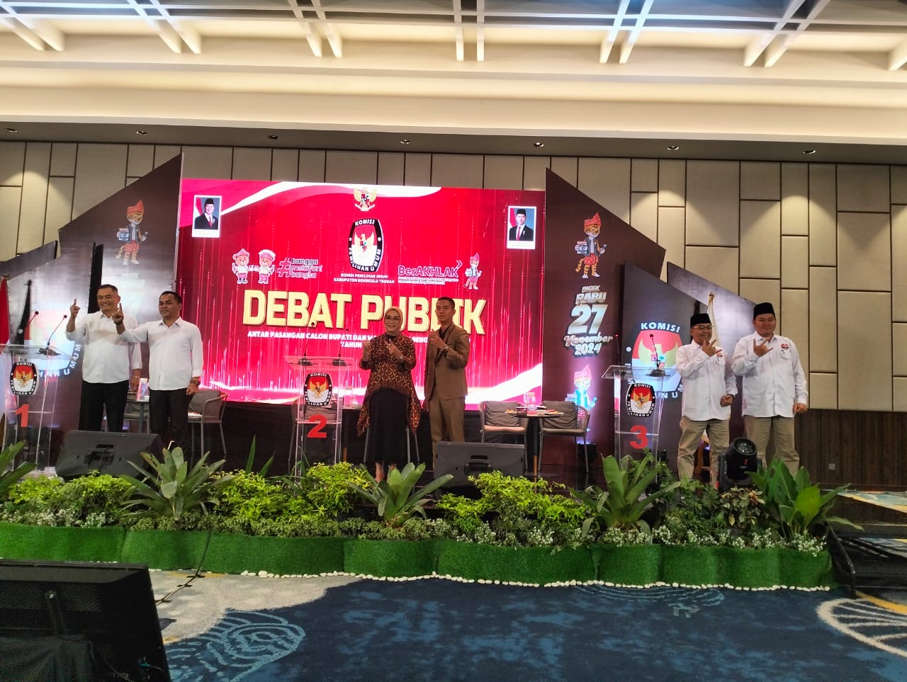 3 Paslon Bupati dan Wakil Bupati Bengkulu Tengah Adu Program dalam Debat Kedua, Siapa yang Paling Unggul?