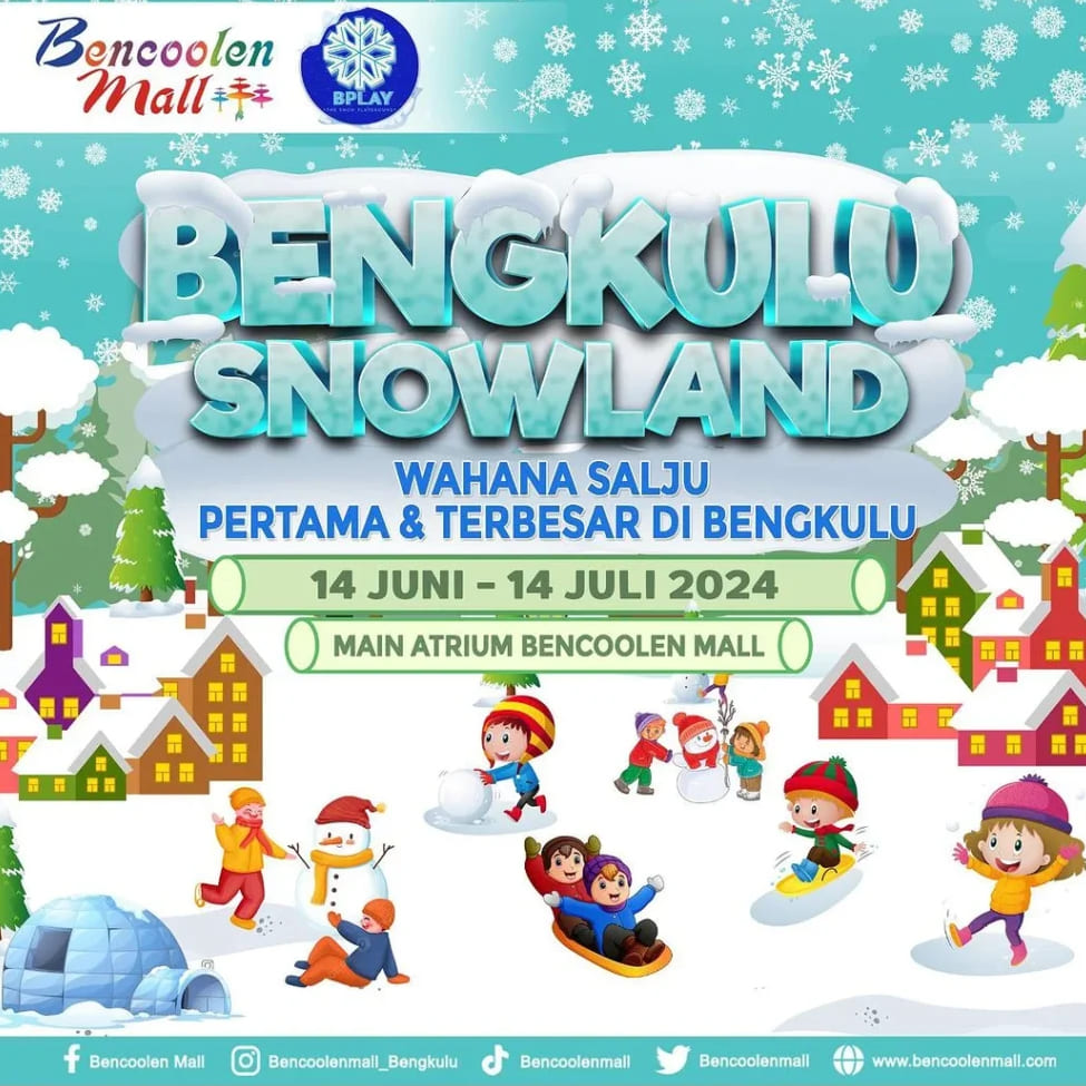 Hadir Hanya Sebulan Saja di Bencoolen Mall, Wahana Salju Snowland Beri Keseruan yang Tak Terlupakan 