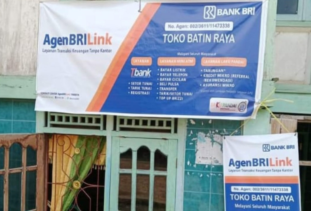 Bantu Pencairan dan PKH, Brilink Bating Raya Talang Pangeran Layani Pencairan Jemput Bola