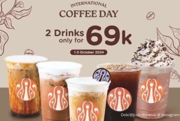 Spesial Hari Kopi Internasional dan Hari Batik Nasional, J.CO Tawarkan Promo Menarik, Buruan Serbu!