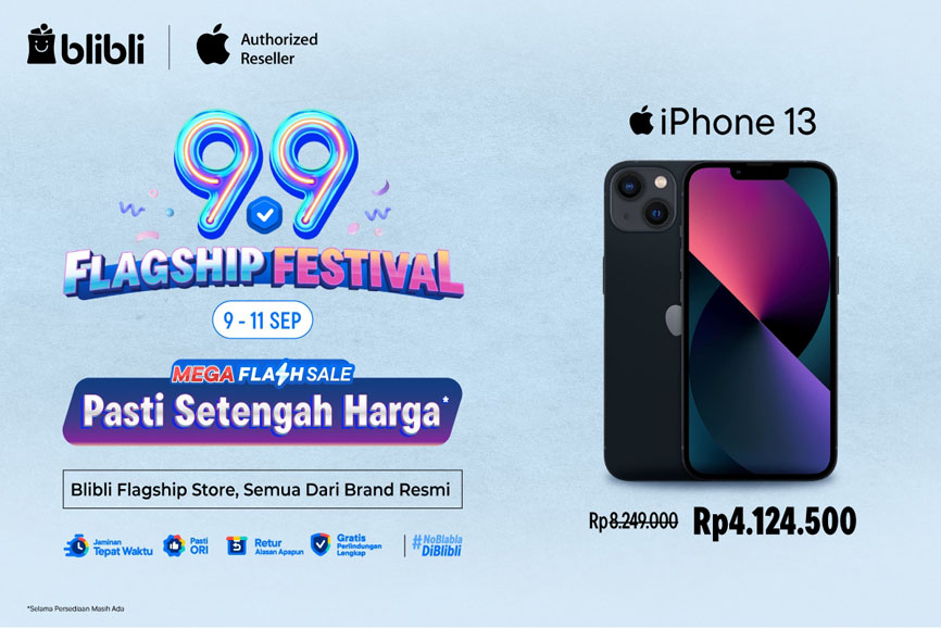 Blibli 9.9 Flagship Festival: Belanja Hemat Sampai Rp999 Ribu, Voucher Diskon Gila-Gilaan Hingga 99%!