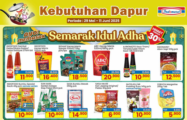 Katalog Promo Indomaret 2–8 Juni 2025: Diskon Spesial Jelang Idul Adha, Belanja Hemat Jadi Lebih Mudah!