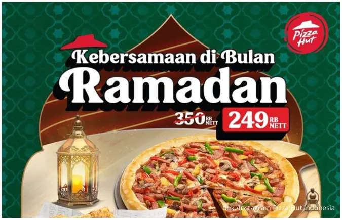 Promo Spesial Ramadan di Pizza Hut! 1-2 Maret 2025, 2 Pizza + Wingstreet Hanya Rp 249.000