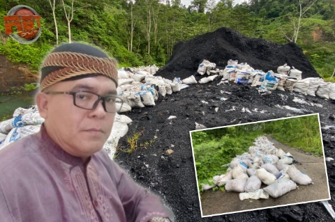 APH Didesak Usut Tumpukan Batu Bara Diduga Bekas Aktivitas Ilegal di Bengkulu Tengah, Ini Penampakannya 