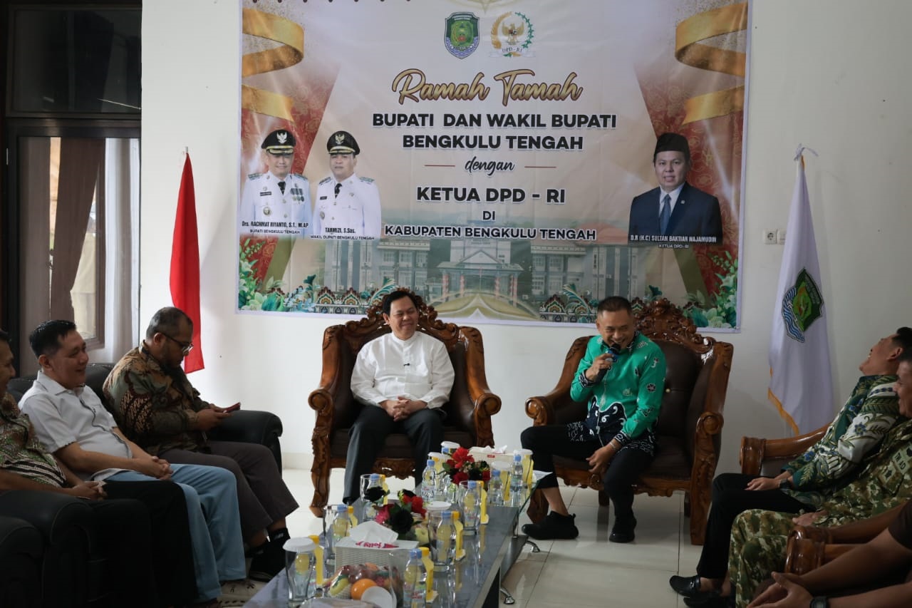 Dihadapan Bupati, Ketua DPD RI Dukung Percepatan Pembangunan Bengkulu Tengah