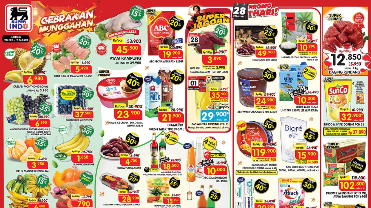 Promo JSM Superindo Februari-Maret 2025: Hemat Belanja Jelang Ramadan