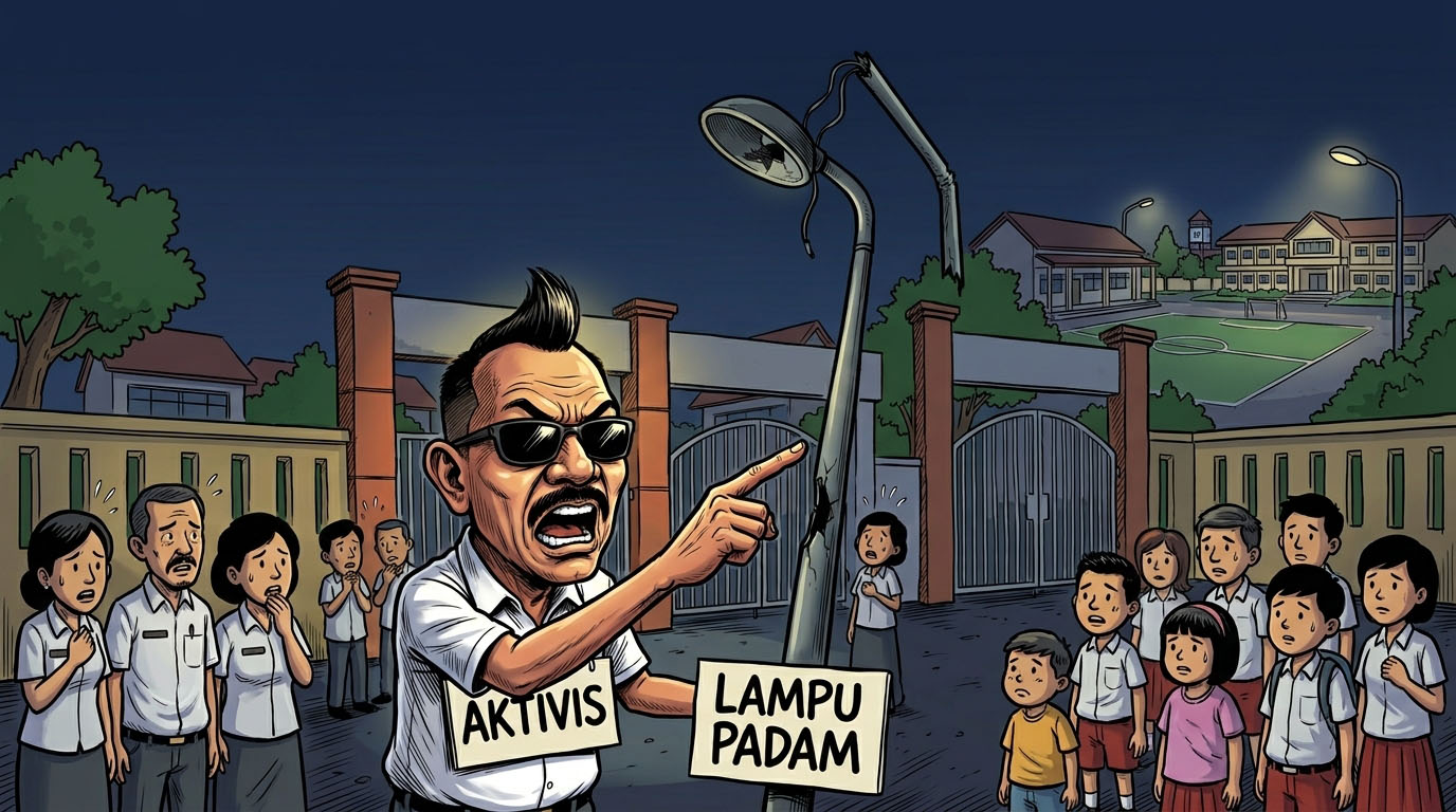 Ditunggu! Ketegasan Dinas Dikbud Panggil Kepala SMPN 8 Terkait Lampu Berbinar Padam