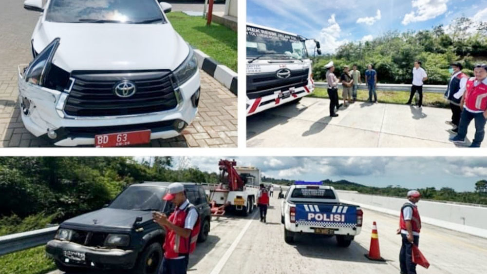 Lengkap! Ini Kronologis dan Identitas Pengendara Mobnas Pemprov Bengkulu Terlibat Kecelakaan di Tol Bengkulu