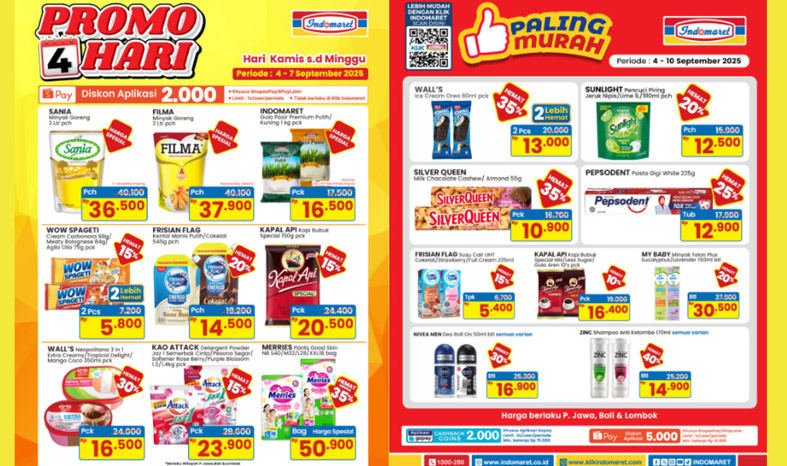 Katalog Promo JSM Indomaret 5-7 September 2025, Diskon Gila-gilaan!