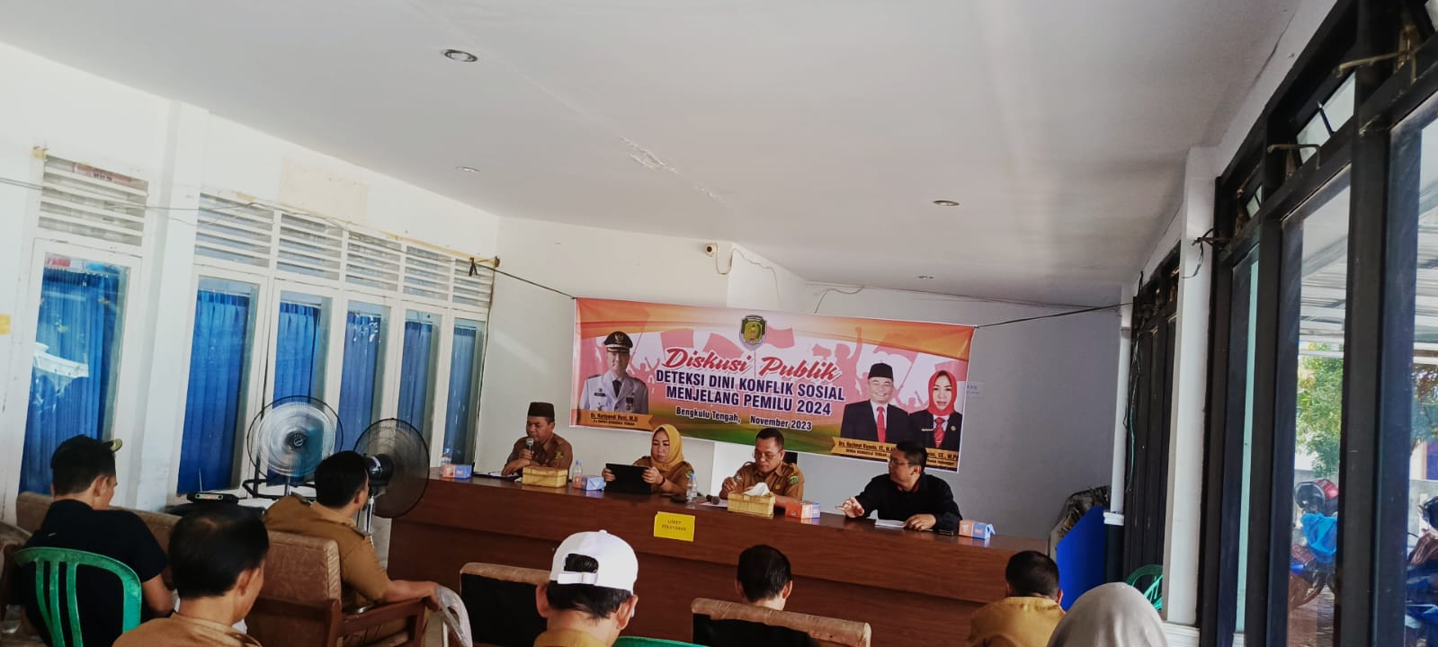 Cegah Konflik Sosial Pada Pemilu 2024, Kesbangpol Ajak Diskusi Publik Perwakilan 11 Kecamatan