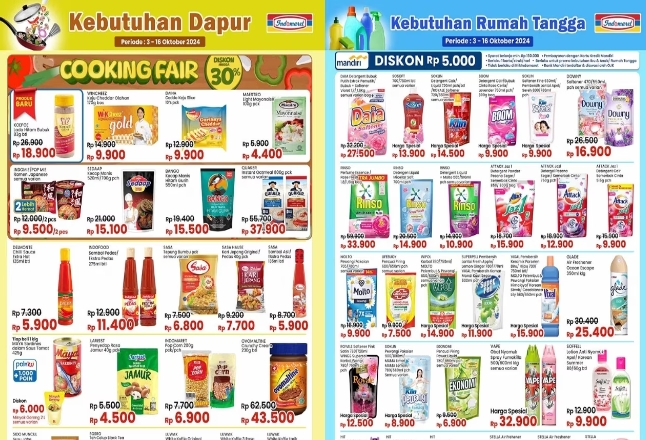 Katalog Promo JSM Indomaret 11-13 Oktober 2024, Kebutuhan Rumah Tangga dan Dapur Banjir Diskon