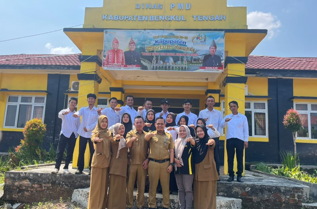 14 Calon Perangkat Desa Digembleng, DPMD Bengkulu Tengah Perkuat Pemahaman Tupoksi