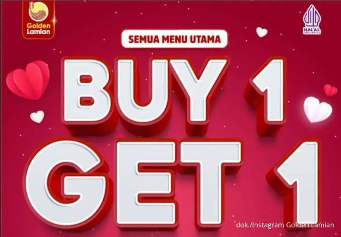 Golden Lamian Hadirkan Promo Buy 1 Get 1 untuk Semua Menu Utama, Berlaku Cuma 3 Hari!