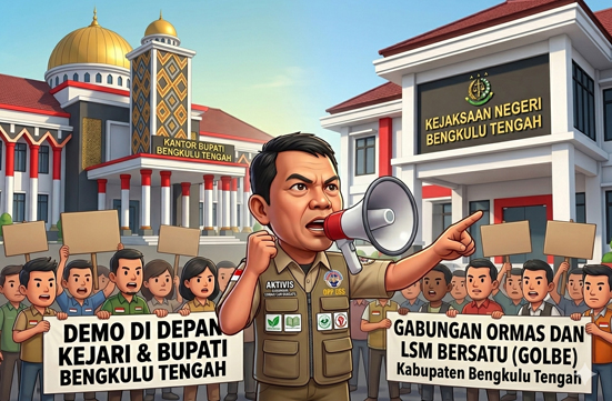 Gabungan Ormas dan LSM Bersatu Bersiap Demo di Depan Kejari dan Kantor Bupati, Ini Daftar Tuntutannya