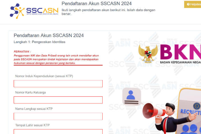 Saat Pendaftaran CASN 2024 Dibuka, Tak Usah Ribet, Bisa Cek Formasi Disini