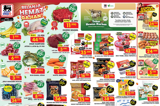 Belanja Cerdas di Akhir Bulan! Intip Katalog Promo JSM Superindo Edisi 30 Mei–1 Juni 2025