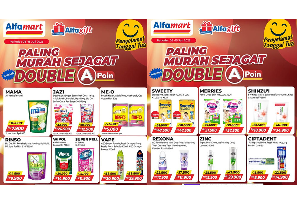 Promo Alfamart Terbaru 14–20 Juli 2025: Diskon Hebat, Belanja Hemat!