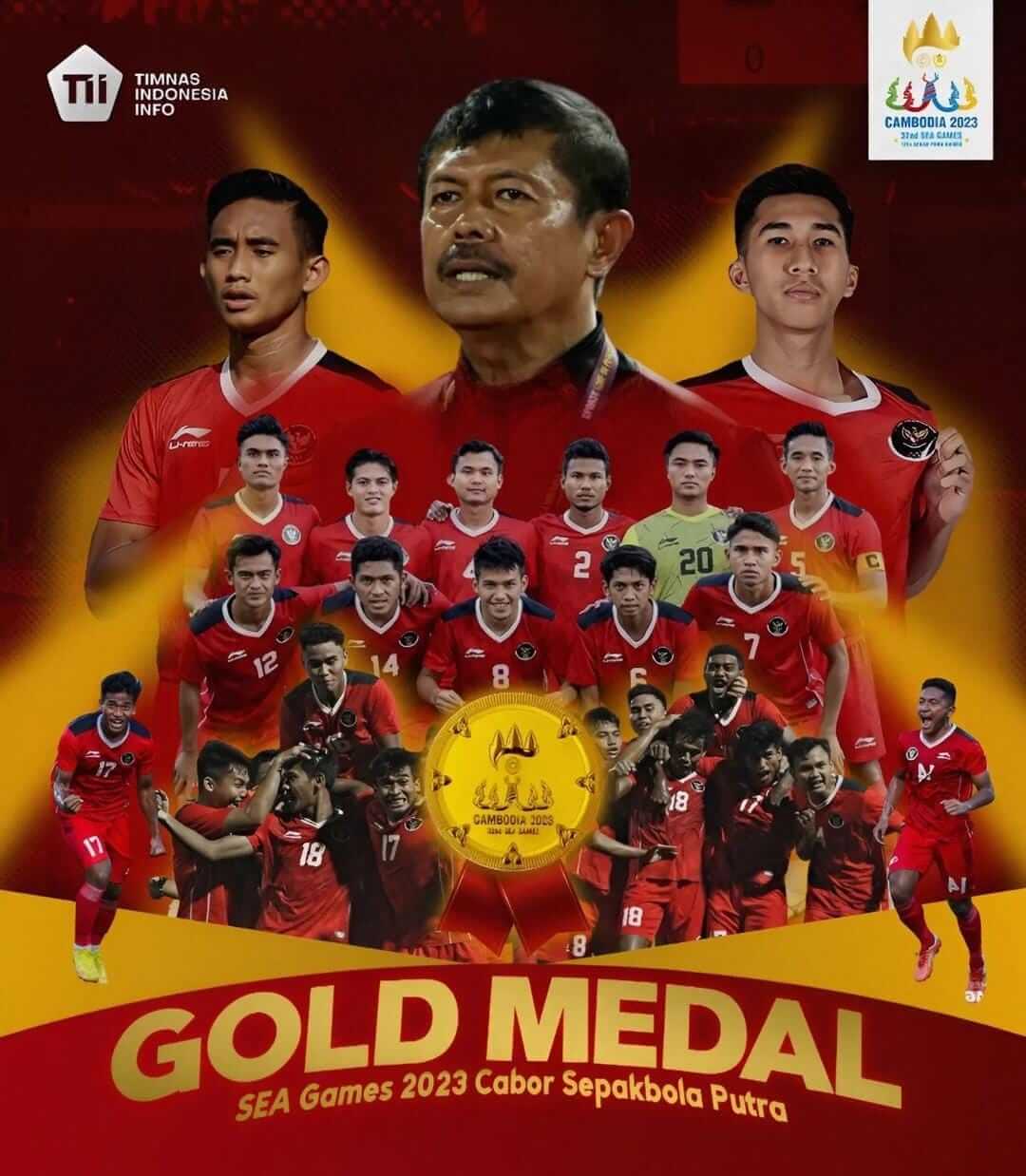 Timnas Indonesia Akhirnya Raih Gelar Medali Emas Setelah 32 Tahun Puasa