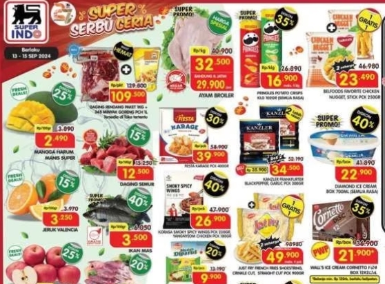 Katalog Promo JSM Superindo 13-15 September 2024, Buah-buahan Mulai dari Rp2 Ribuan