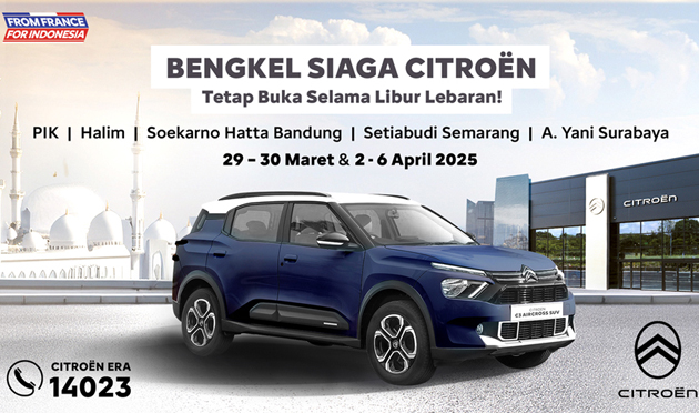 Sambut Mudik Lebaran, Citroen Hadirkan Program Siaga Ramadan untuk Perjalanan yang Lebih Nyaman