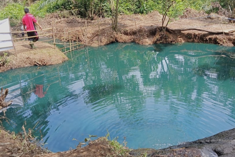 Sempat Viral dan Digadang-gadang Jadi Objek Wisata Andalan, Kondisi Terkini Danau Biru Talang Boseng