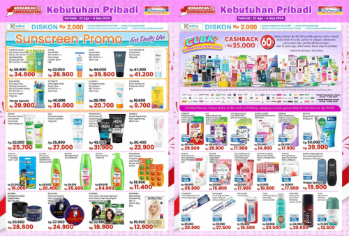 Katalog Promo JSM Indomaret 30 Agustus-1 September 2024: Kebutuhan Pribadi, Dapur, Rumah Tangga, Ibu dan Anak