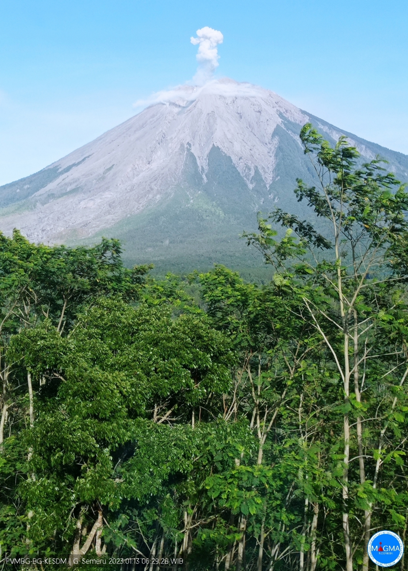 Kurun Waktu 16 Hari, 6 Gunung Berapi di Indonesia Meletus, Nomor 3 Dekat Provinsi Bengkulu