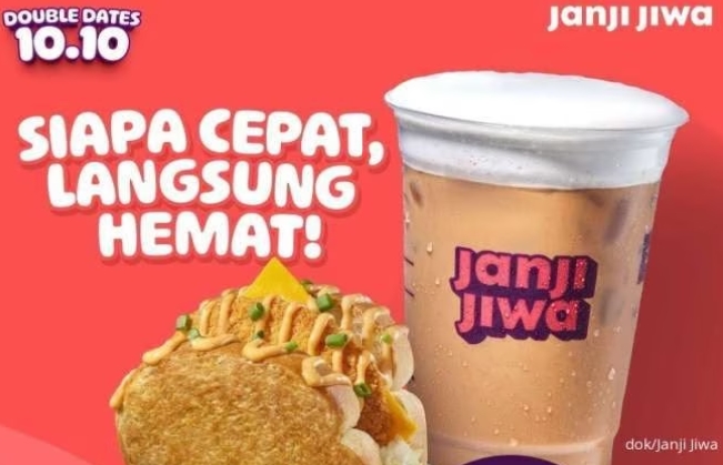 Jangan Lewatkan! Promo 10.10 Janji Jiwa, Diskon Kopi & Toast Hingga 45%!