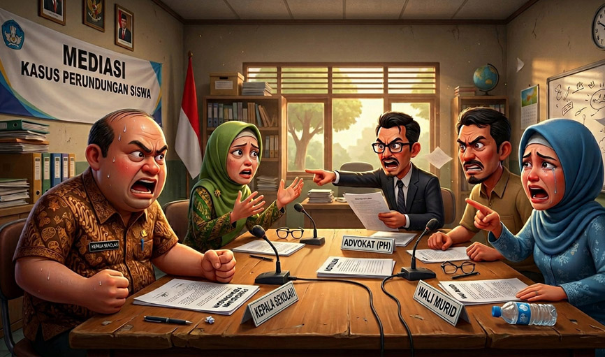 Kepala Sekolah Buka Suara soal Dugaan Perundungan Pelajar SD di Bengkulu Tengah, Mediasi Berlangsung Tegang