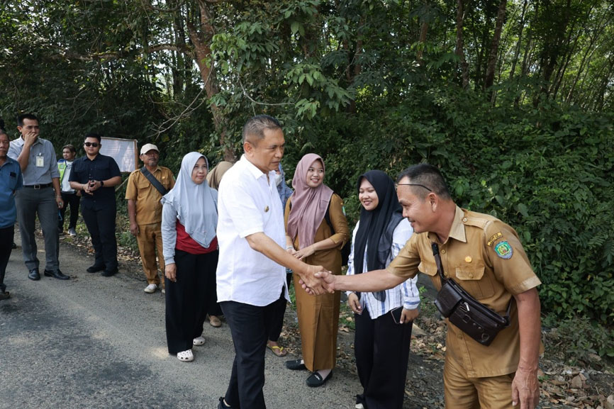 Pembangunan Akses Pagar Gunung-Taba Lagan Hampir Tuntas, Bupati Rachmat Minta Warga Jaga Tonase Jalan