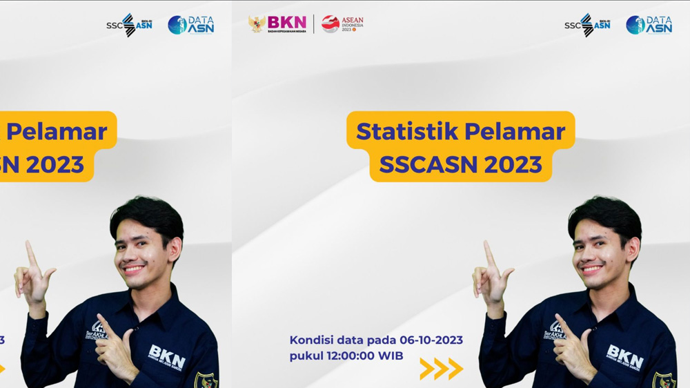 Terbaru, BKN Rilis Jumlah Pelamar CASN 2023 per 6 Oktober, Instansi Terbanyak dan Paling Sepi Peminat