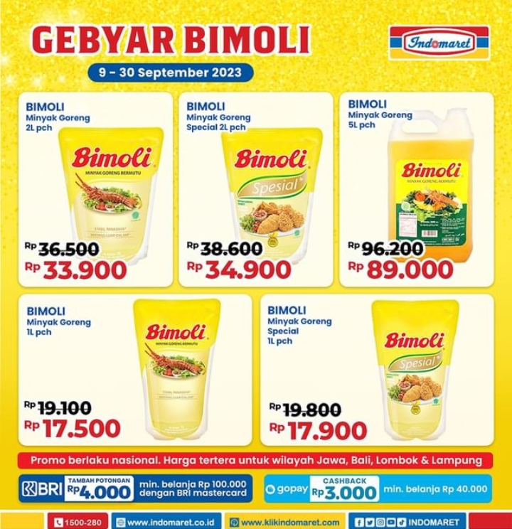 Promo Super Fun Gebyar Bimoli: Beli Minyak Goreng Bimoli Dapatkan Diskon Hingga 10%, Caranya