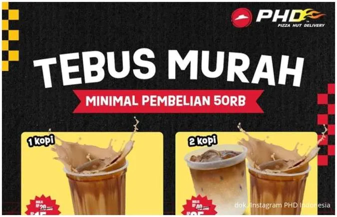 Ngopi Hemat, Ngemil Nikmat! Promo PHD Tebus Murah Cuma dengan Belanja Rp 50.000