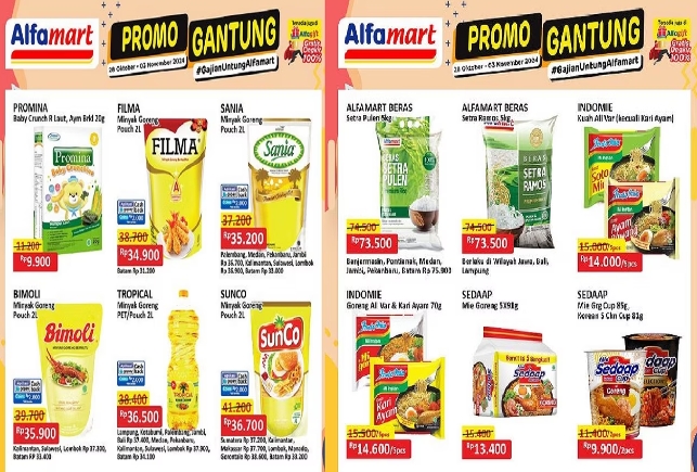 Katalog Promo JSM Alfamart Periode 1-3 November 2024, Minyak Goreng Filma Cuma Rp34 Ribuan